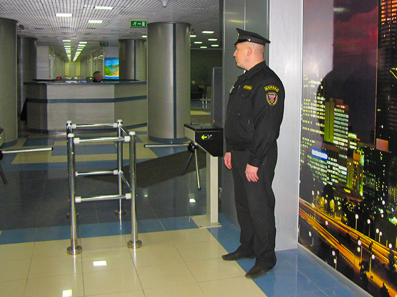 Пост охраны ЧОП «Выбор»